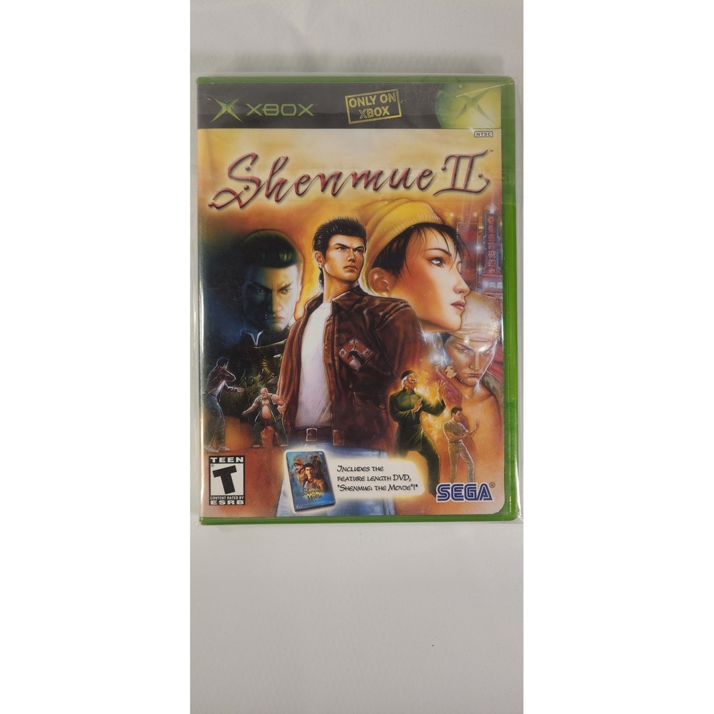 Shenmue II Microsoft Xbox Original Game with Movie DVD and Manual Sega NTSC
